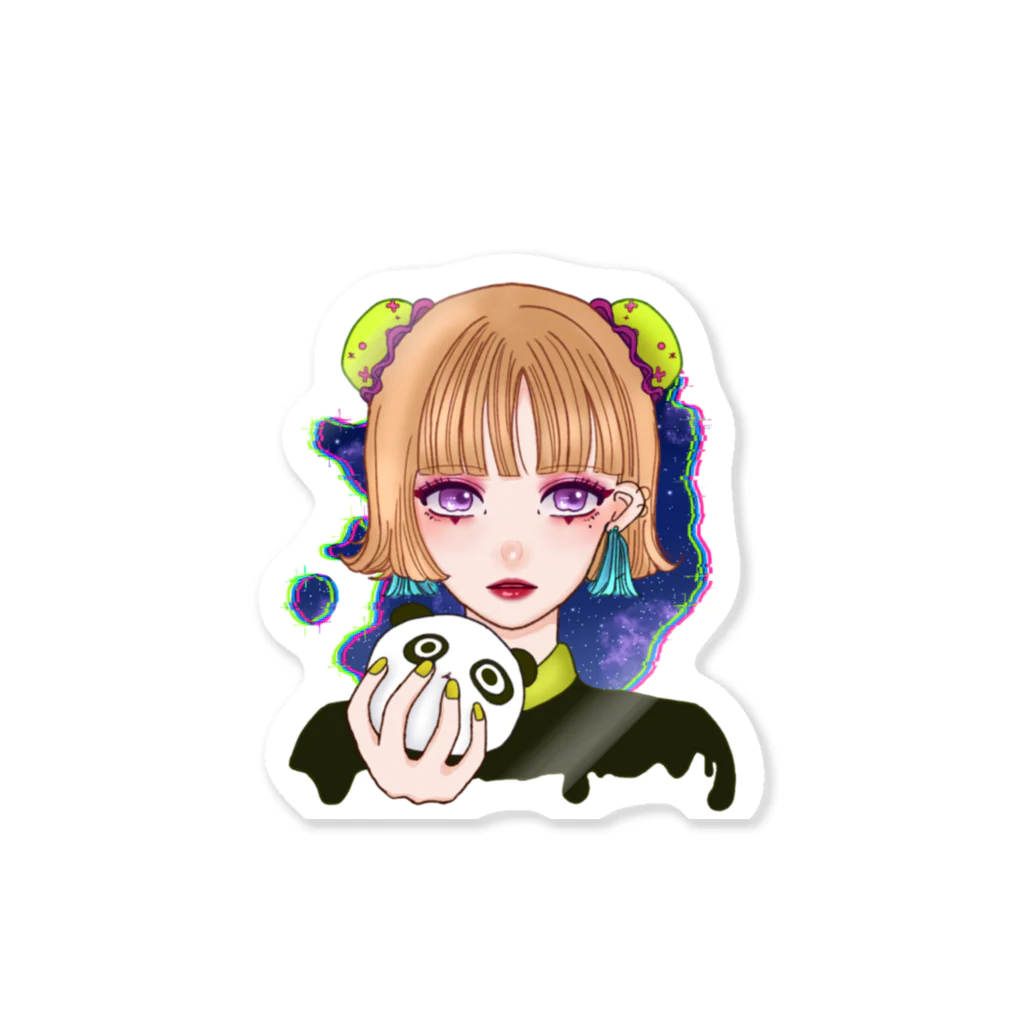 バブル の ショップの中華ゴールド Sticker