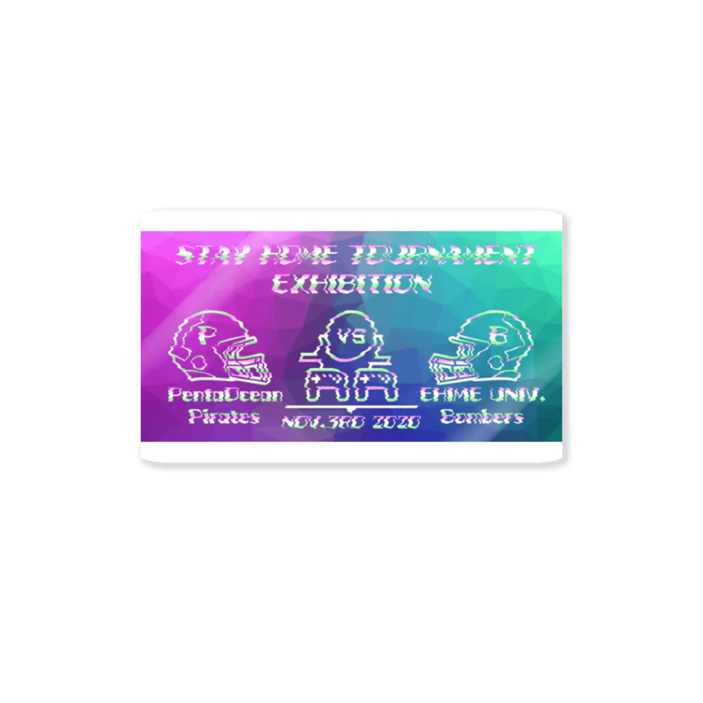 StayHomeTournamentのSHT Exhibitoinグッズ ステッカー