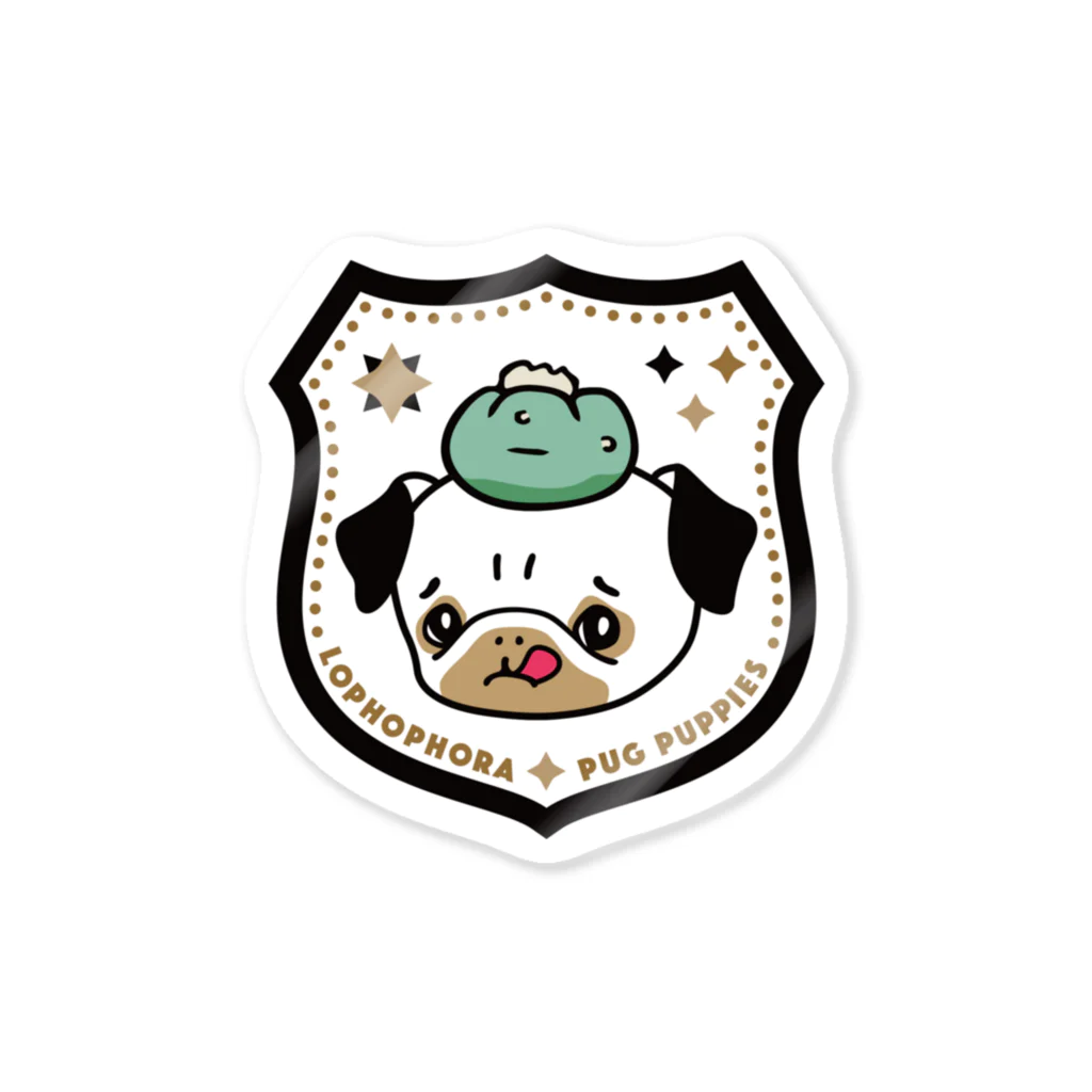 nanaqsaのロホホラわんわんワッペン Sticker