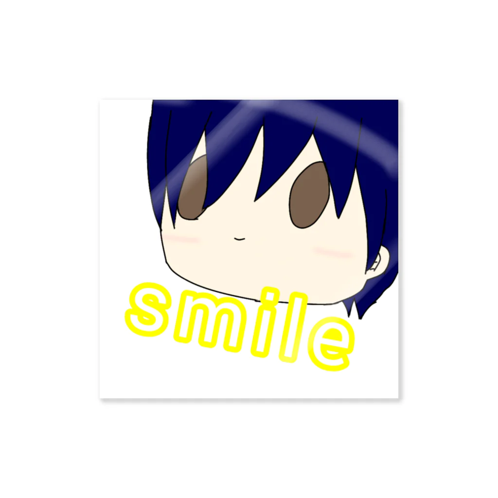 ku_のsmileくん ステッカー