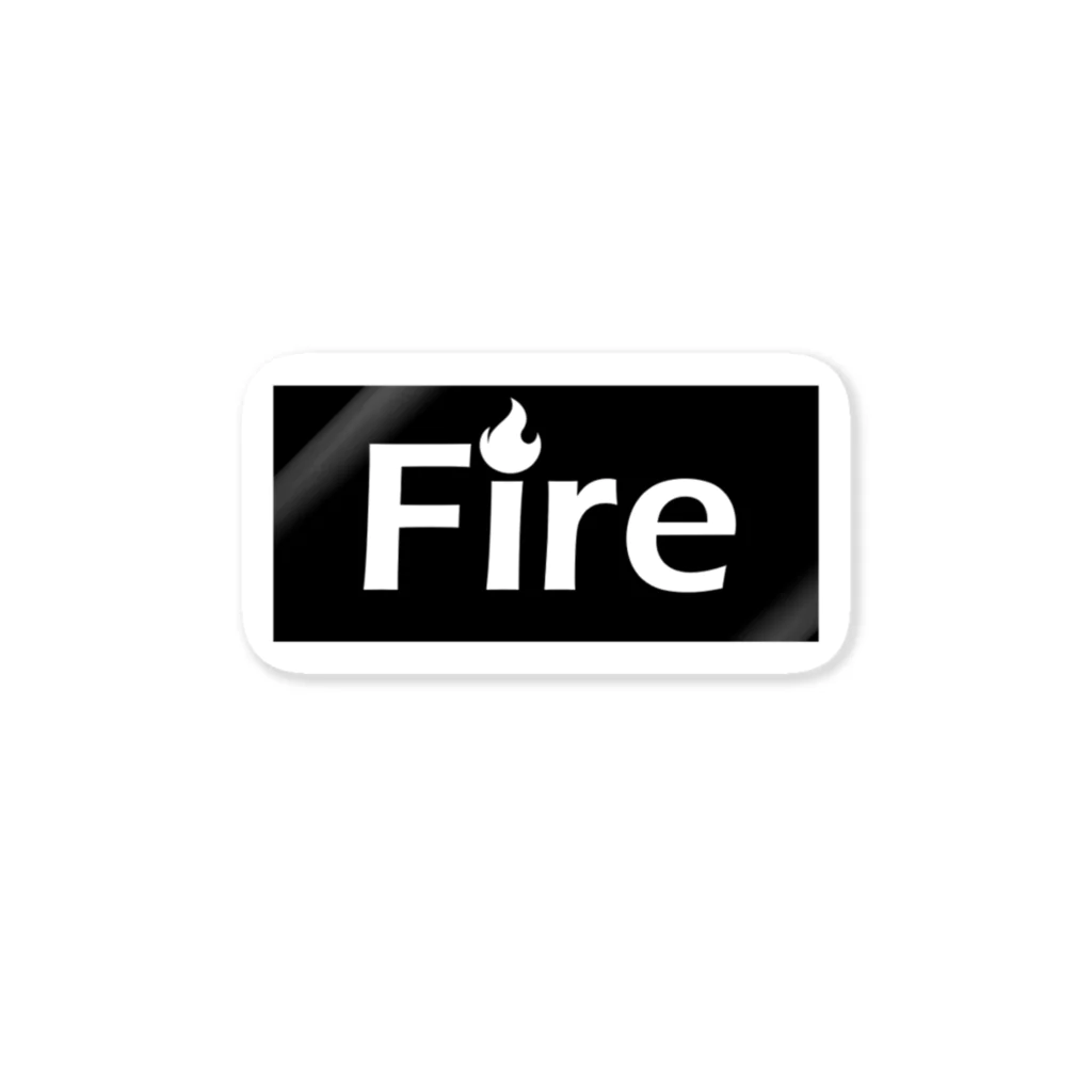 FIRE4TのFire on Fire Sticker