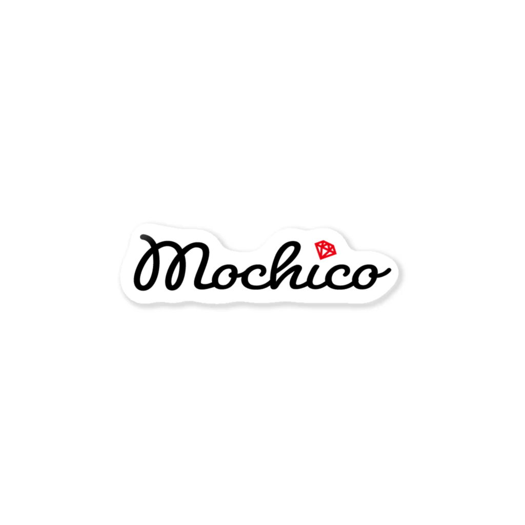 もちもちもちこのmochico赤 Sticker