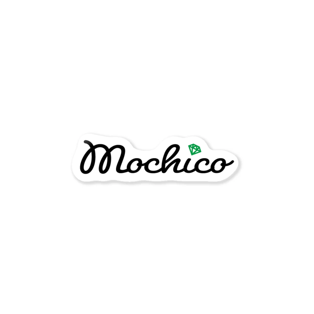 もちもちもちこのmochico緑 Sticker