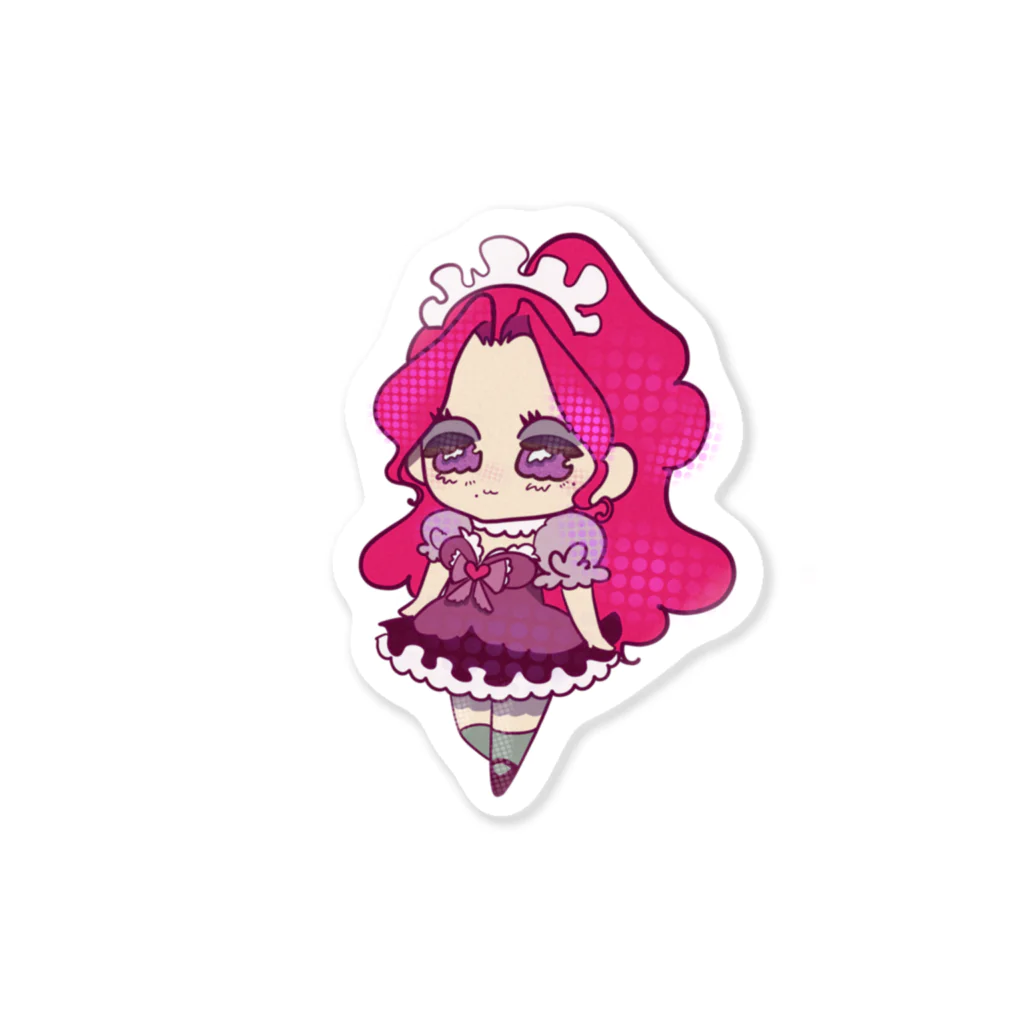 Maid de Familleの長女ちゃん/うるうるおめめステッカー Sticker