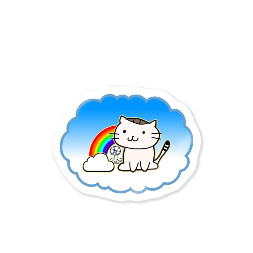 がも。のお空のラムちゃん Sticker