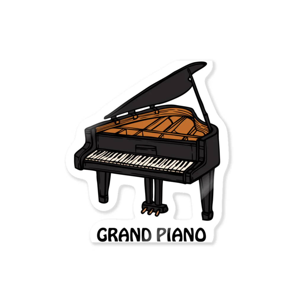 DRIPPEDのGRANDPIANO-グランドピアノ- ステッカー