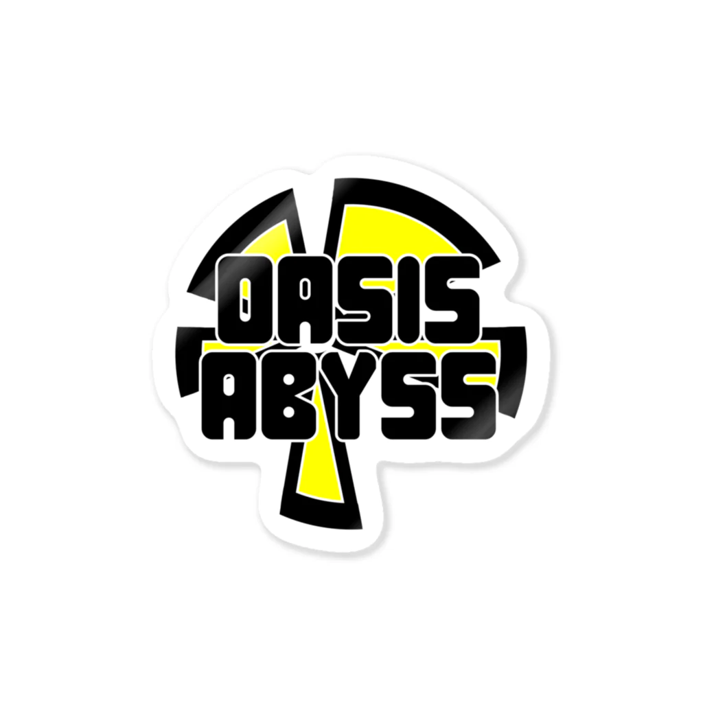 オアシス・アビスのOasis Abyss ロゴ Sticker