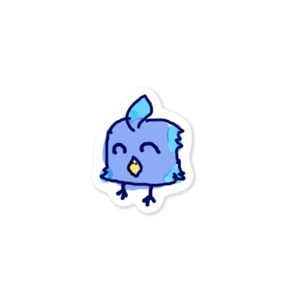 うなさか(UnasakaKon)の幸せを探す青い鳥 Sticker
