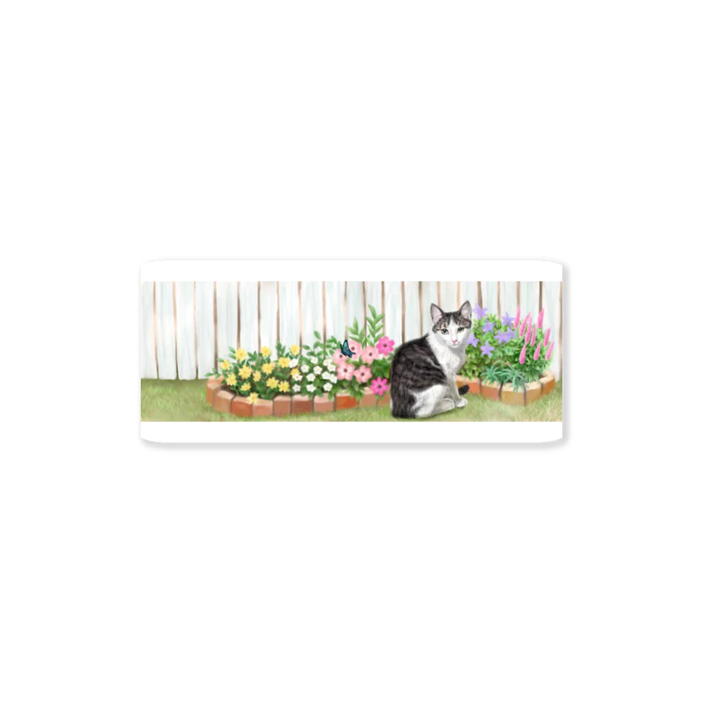 Ａｔｅｌｉｅｒ　Ｈｅｕｒｅｕｘのお庭のモネ Sticker