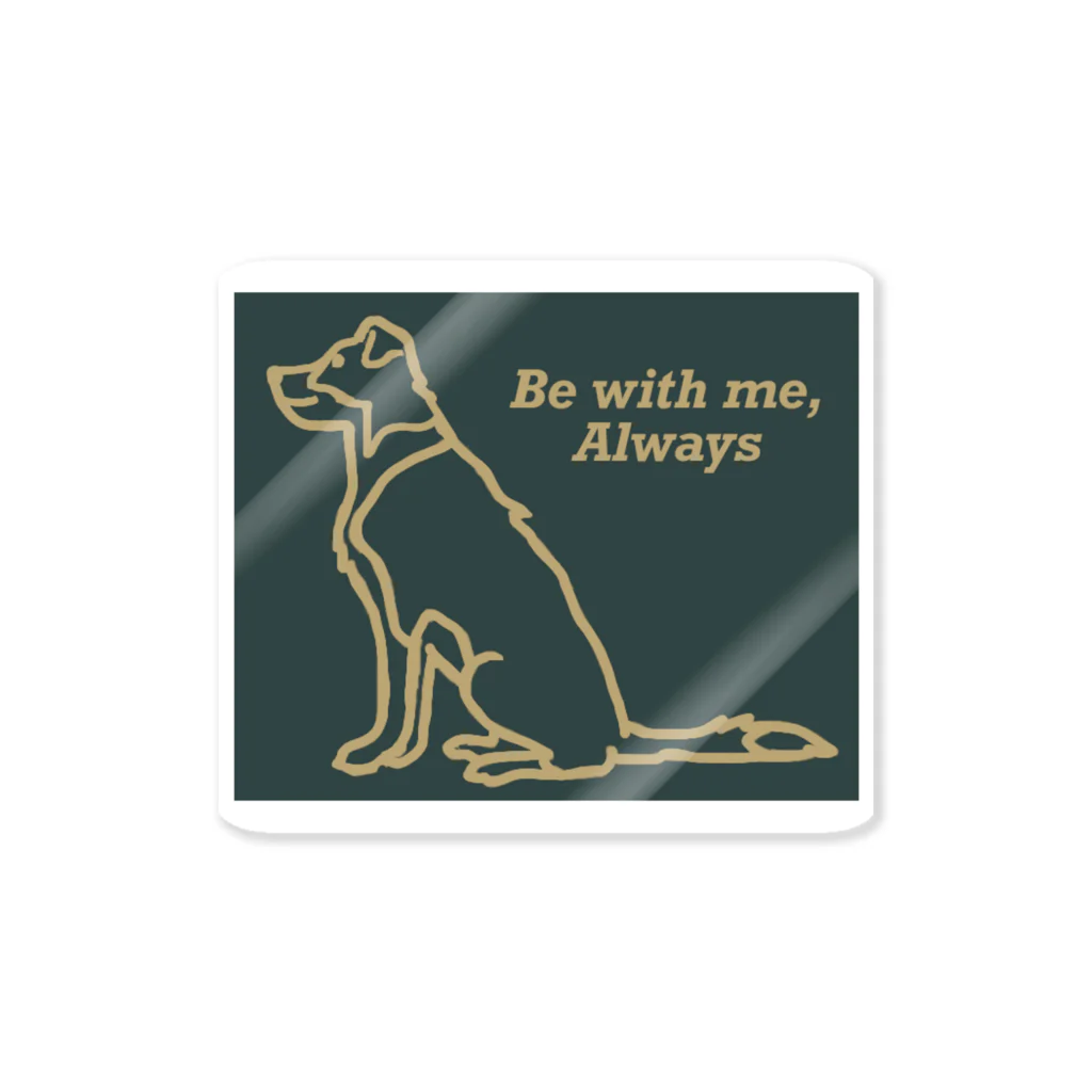 Saori  BTのbe with me Bordercollie Sticker