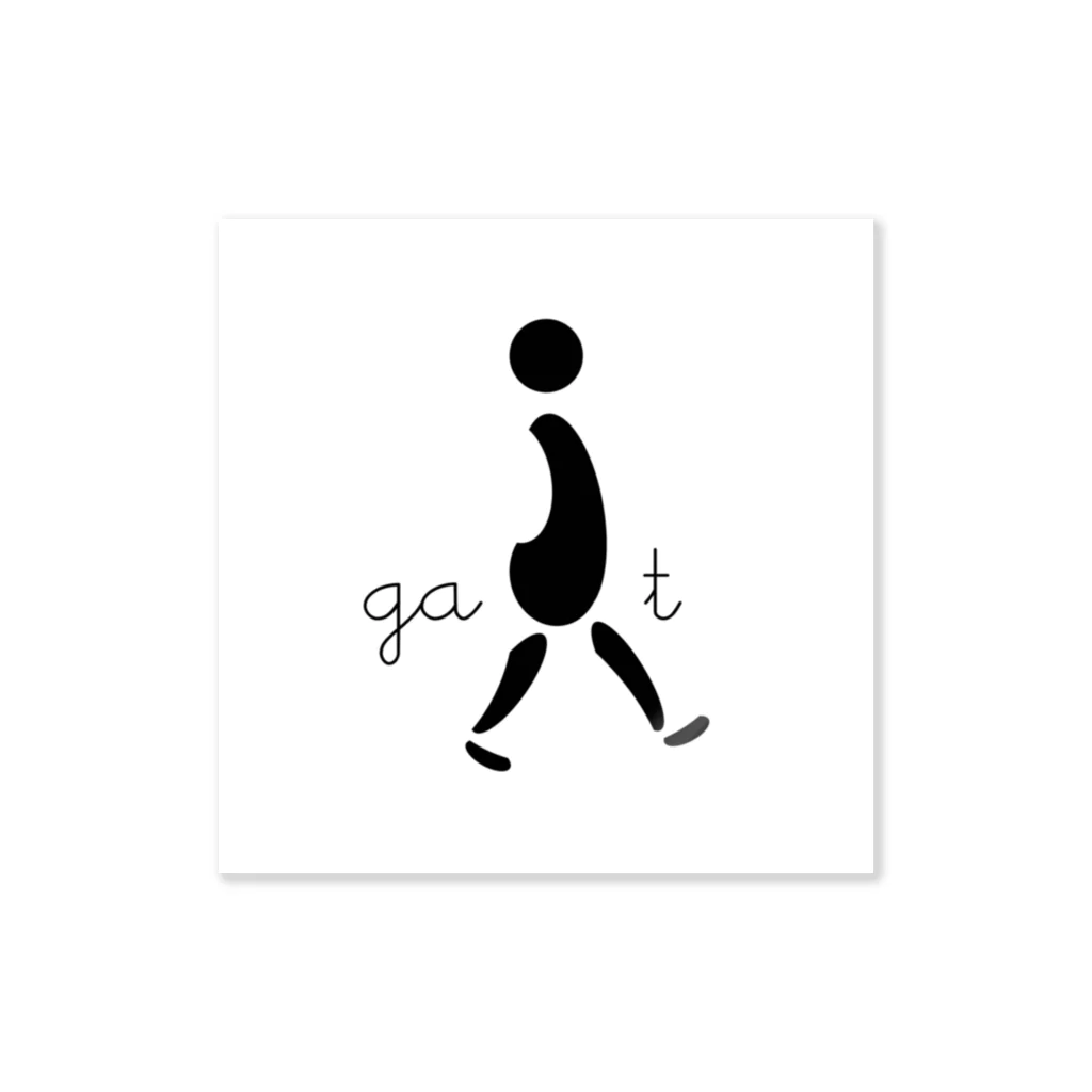 リラクゼーション&ピラティスgaitのgaitロゴ Sticker