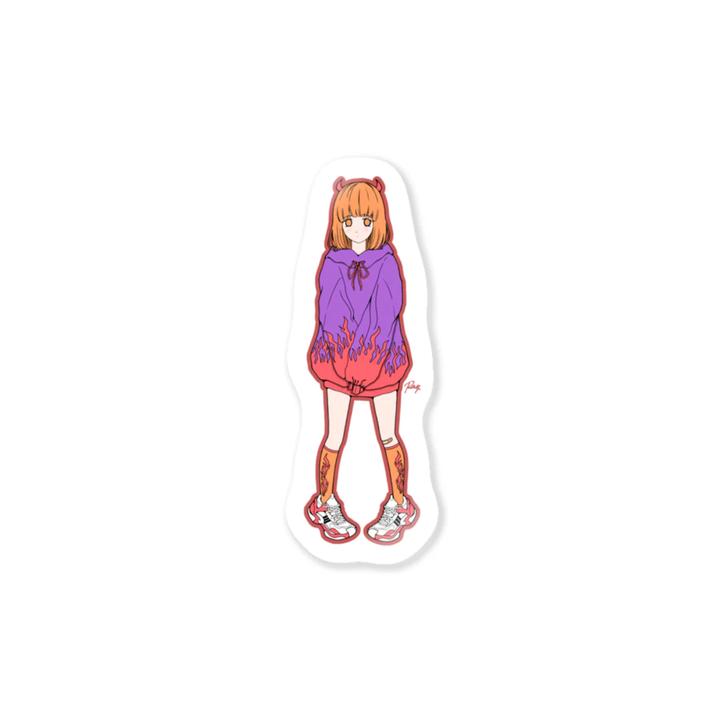 Rayのでびる Sticker