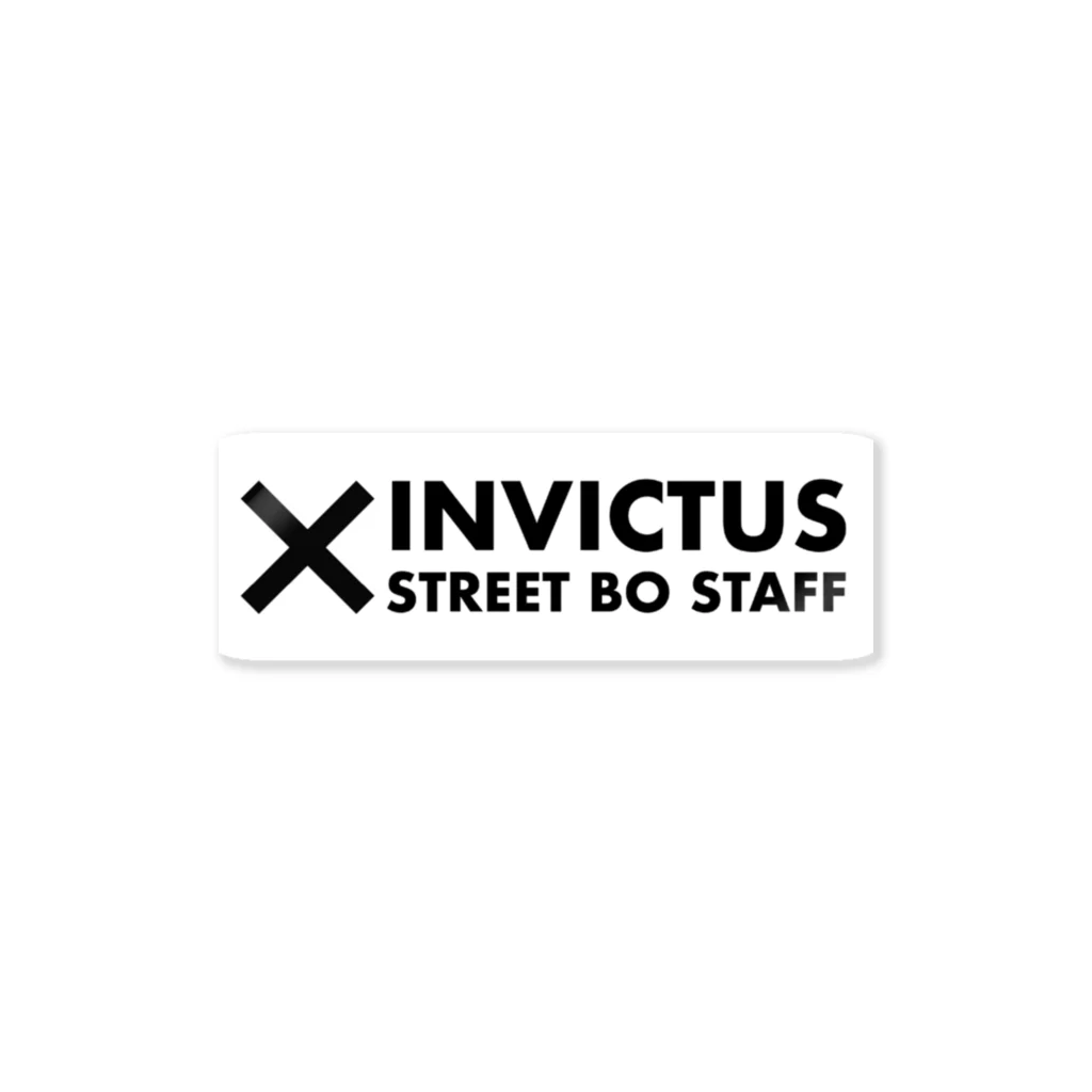 MATRiXのINVICTUS公式アイテム ステッカー