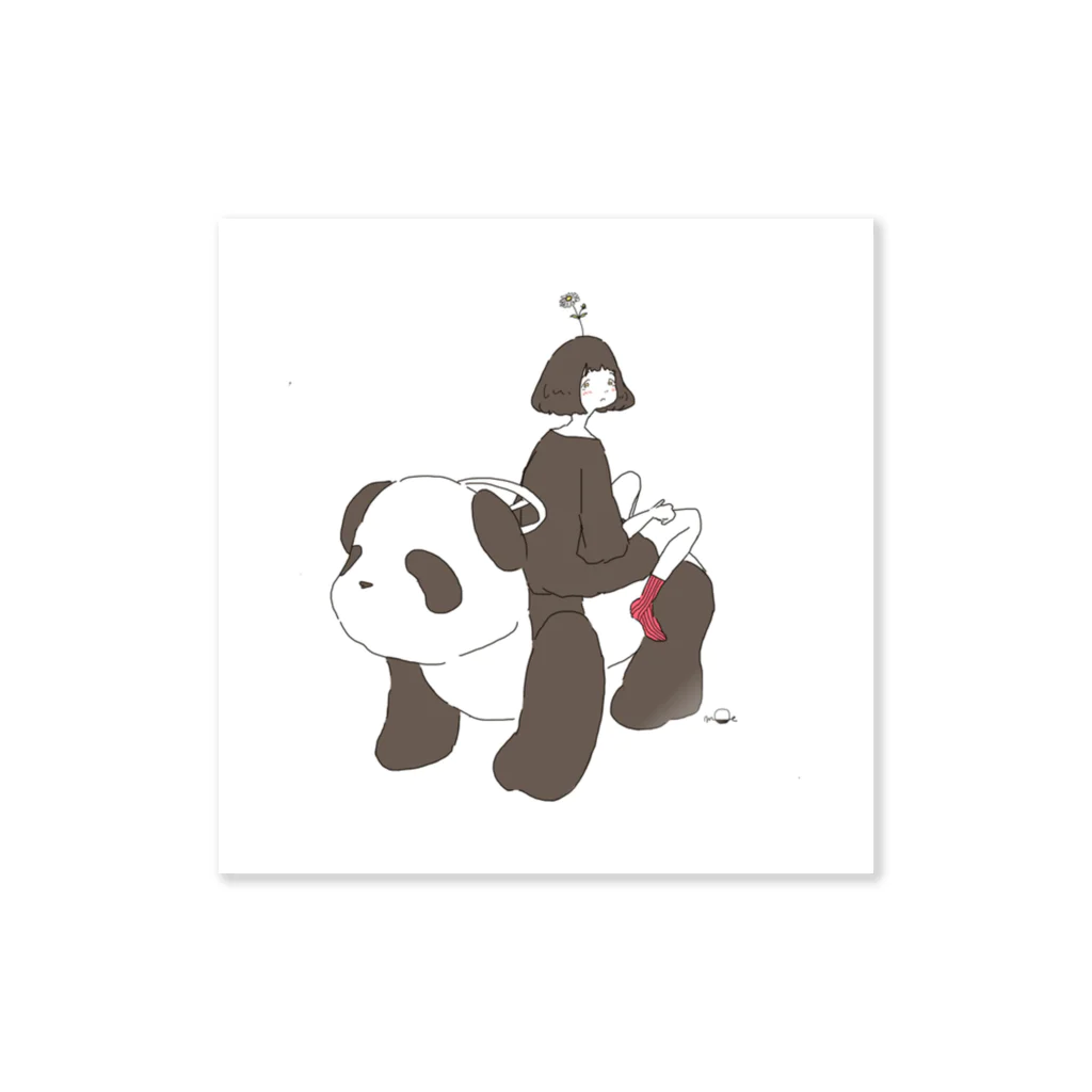 moe kagariのpanda girl Sticker