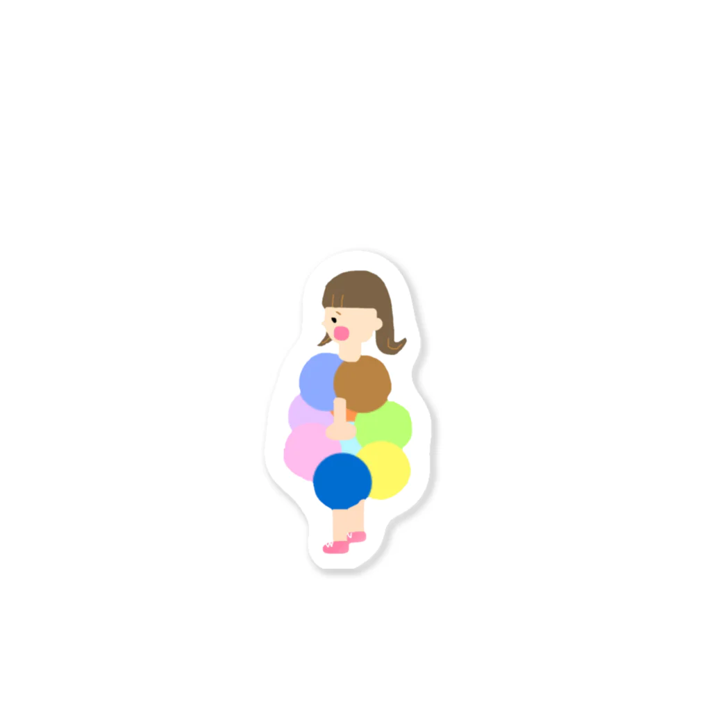 hana_shopのみずたまな子 Sticker