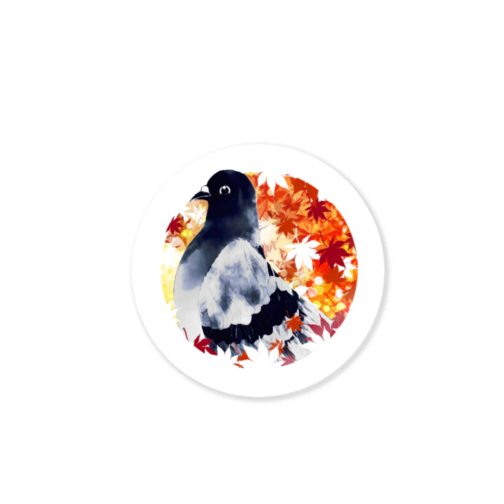 狂ゐ鳩の鳩【秋】 Sticker