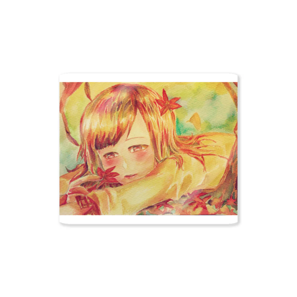 こあらのあかいろの紅葉 Sticker