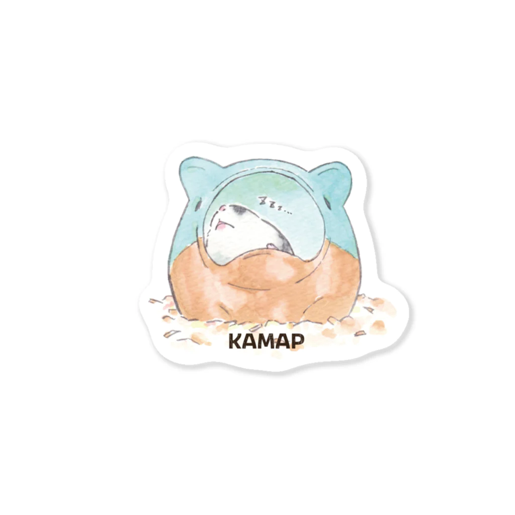 KAMAP ＆ Ricaの【KAMAP】すやすやジャンガリアン Sticker