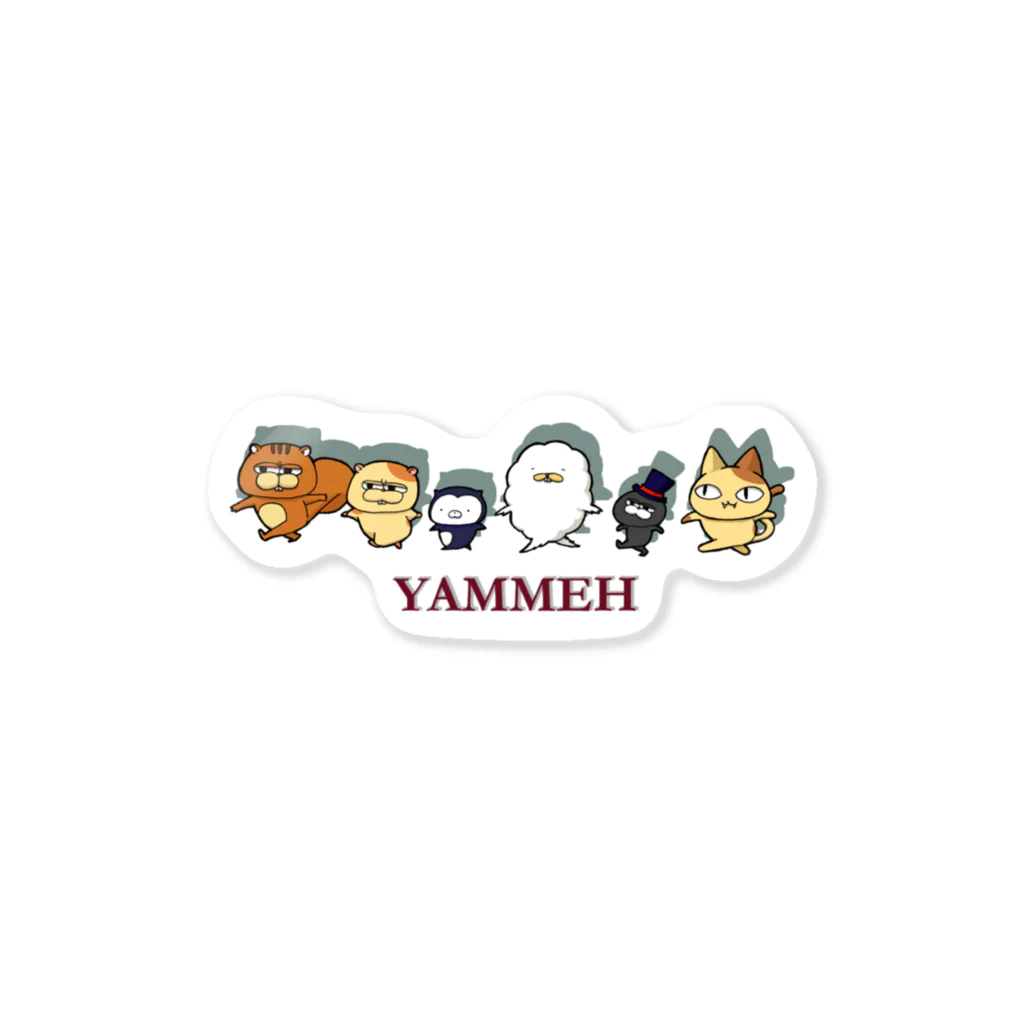 SUZURI×ヤマーフの行進YAMMEH Sticker