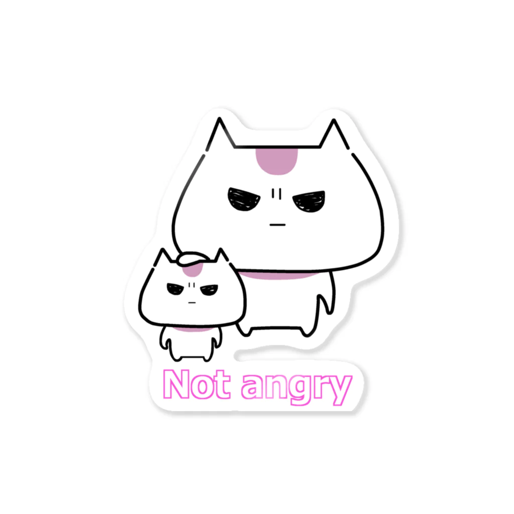 SUZURI×ヤマーフのNot angry vol.6 Sticker