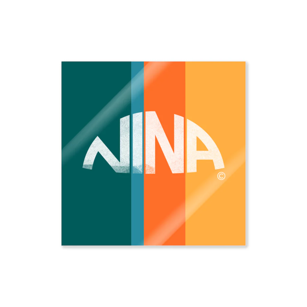 Ninaの NINA LOGO ステッカー