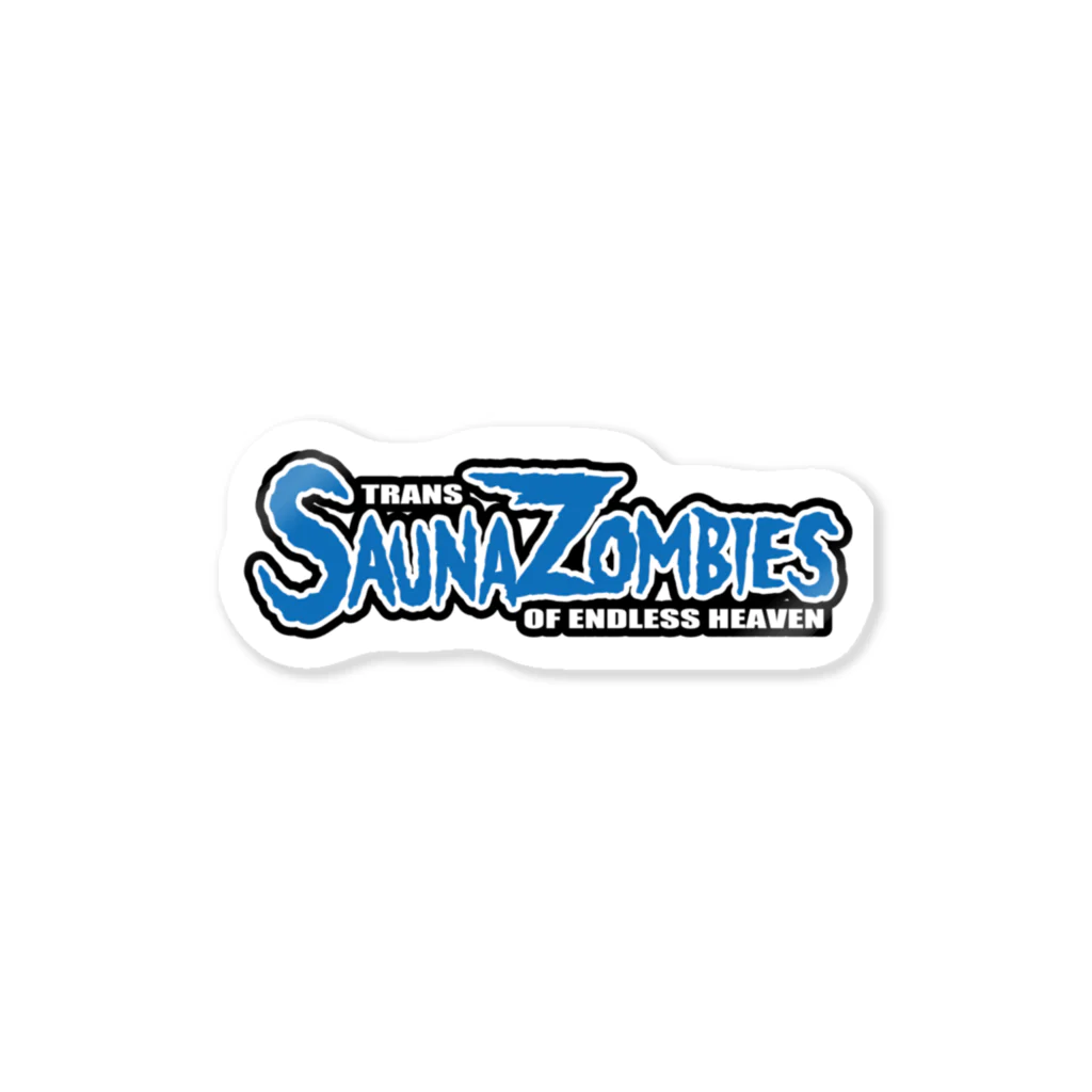 SAUNA ZOMBIESのSAUNAZOMBIES - FAMOUS LOGO STICKER- Sticker