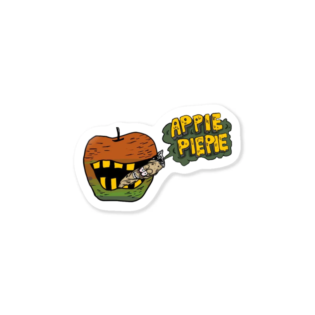 Apple piepieのApplepiepieステッカー Sticker