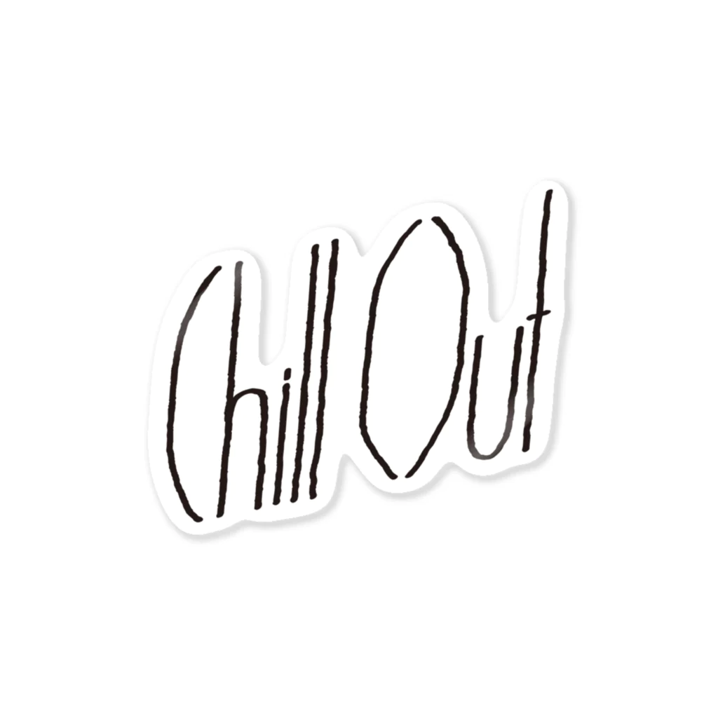 TSUMEROのChill Out Sticker Sticker