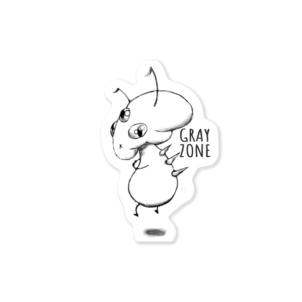 FROM ANOTHER PLANETのGRAY-ZONE(AS星人版) Sticker