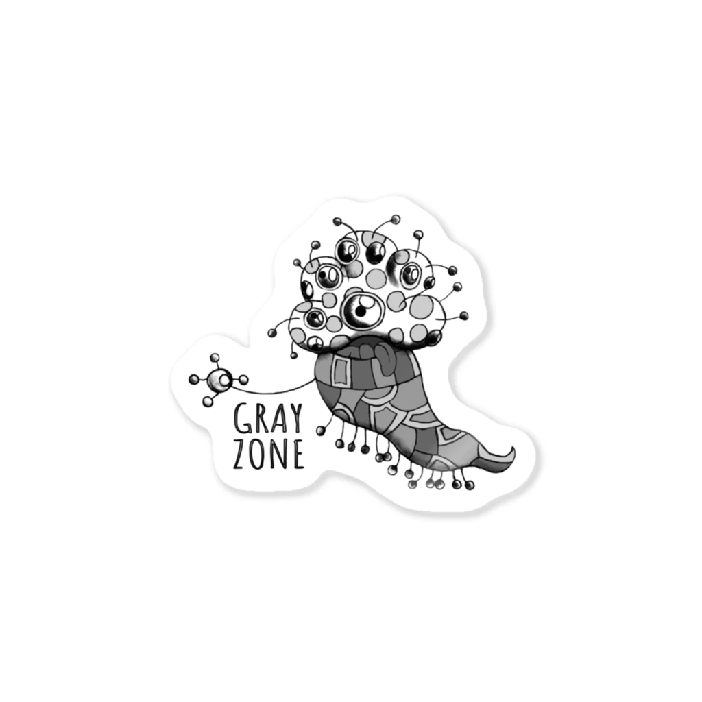 FROM ANOTHER PLANETのGRAY-ZONE(ADH星人版) Sticker