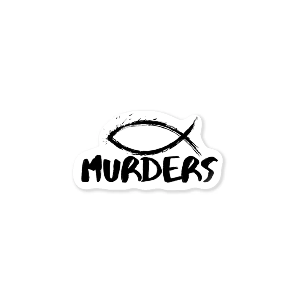 魚MURDERS公式SHOPの魚MUDERS ステッカー