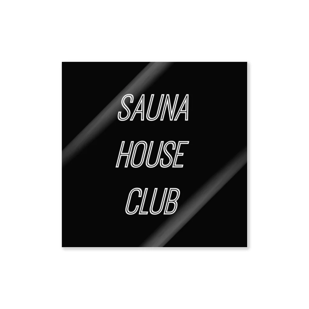 SAUNA HOUSE CLUBのSAUNA HOUSE CLUB ステッカー