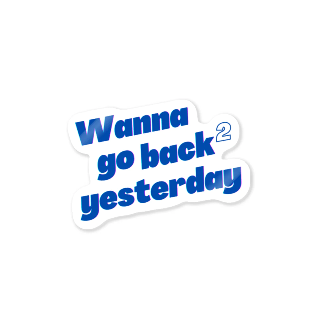 R_13のWanna go back 2 yesterday  Sticker