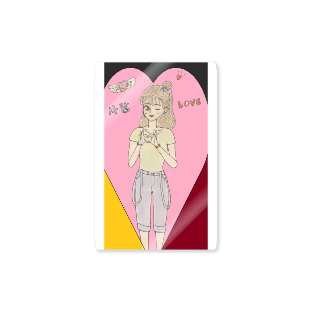 ひよこ工房のkoria in love Sticker