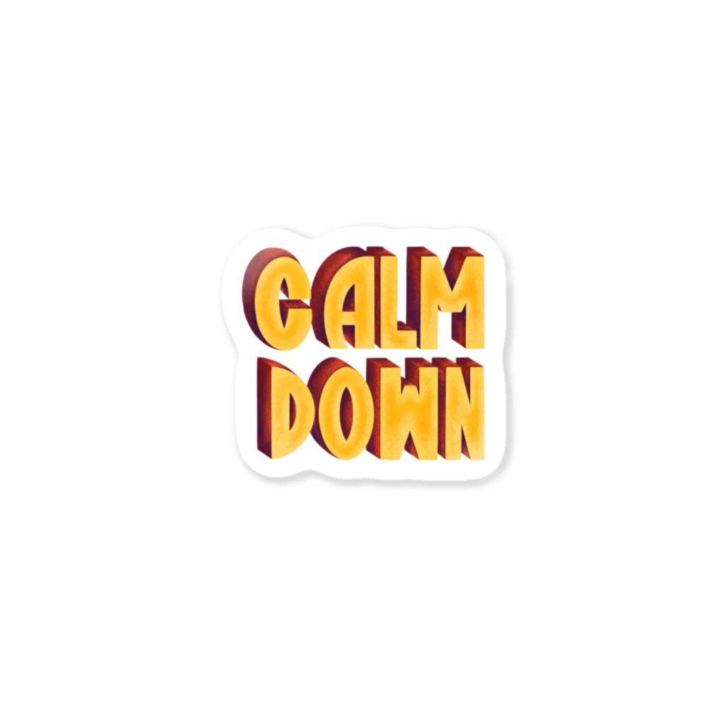 The ink and bottleのCalm down  Sticker
