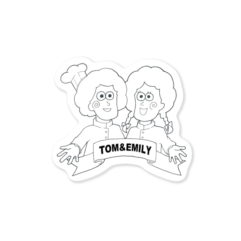 トムとエミリーのトムとエミリー Sticker