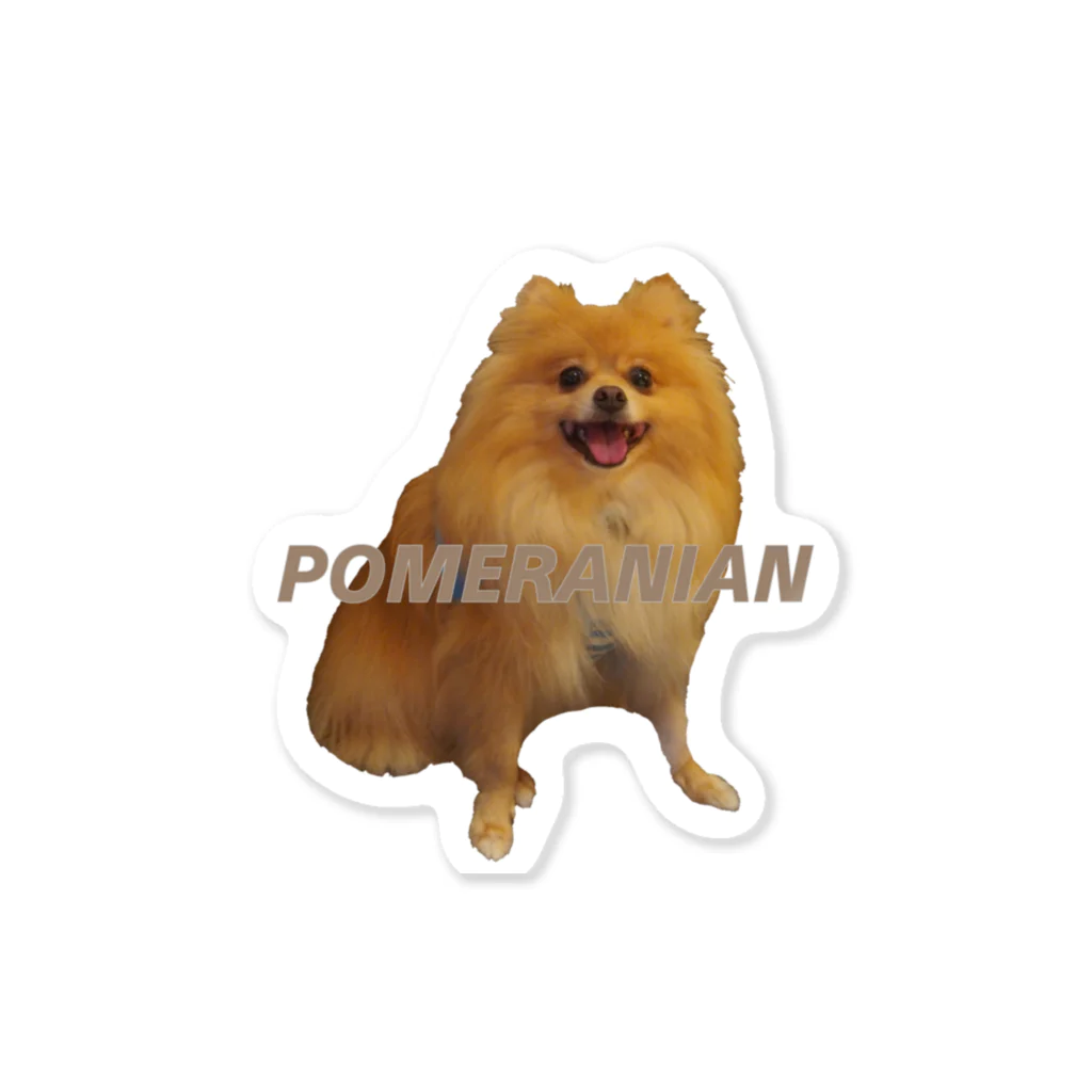 ポメラニアンのランディーのPOMERANIAN ステッカー