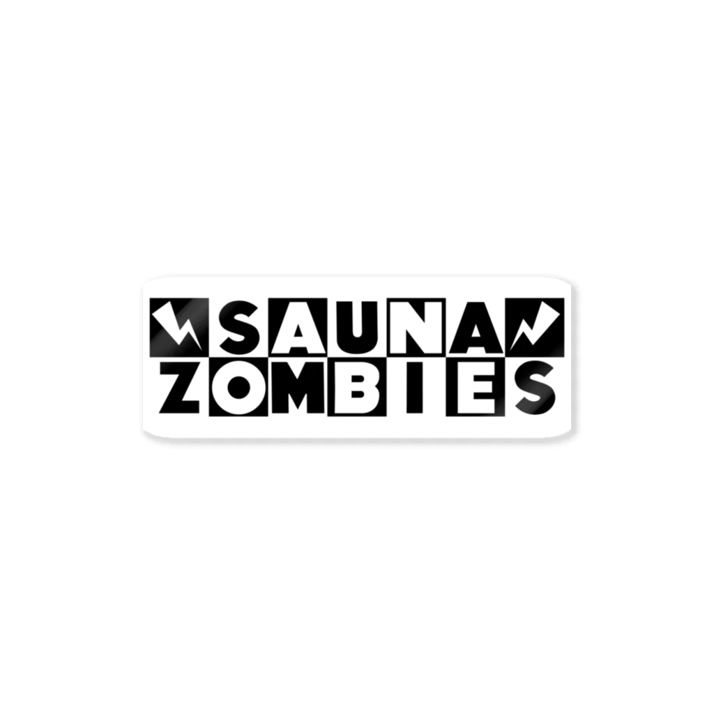 SAUNA ZOMBIESのSAUNAZOMBIES -CARTOON LOGO STICKER -  ステッカー