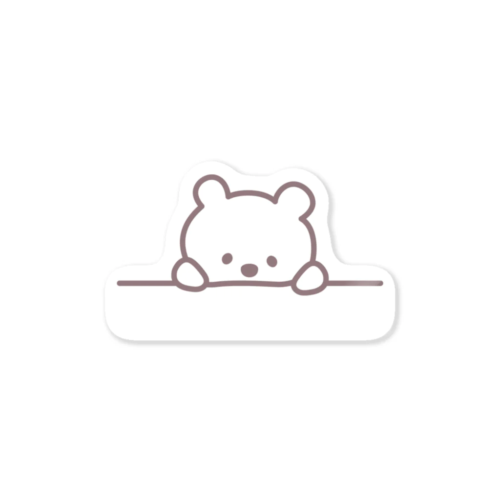 はるきちのLITTLE WHITE BEARS(ステッカー） Sticker