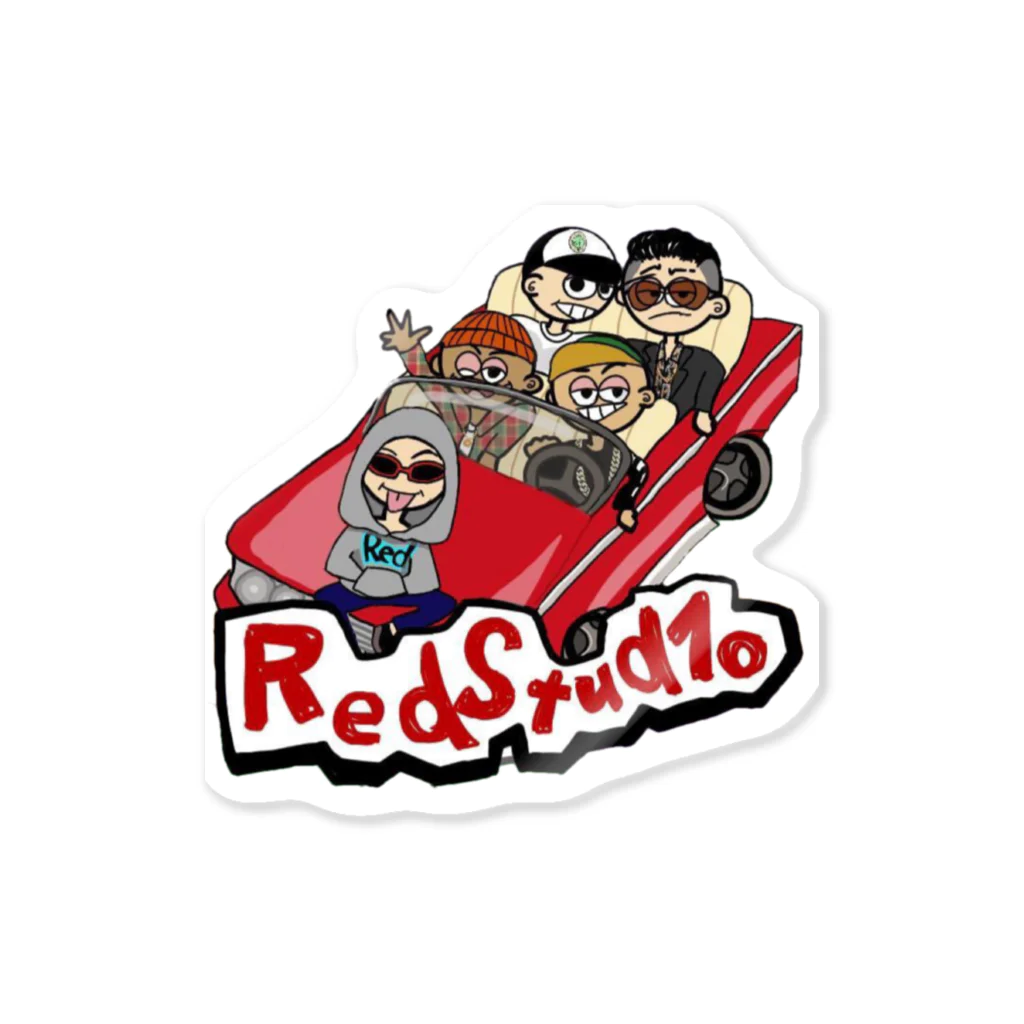 Red Stud1oのRed Stud1o ステッカー