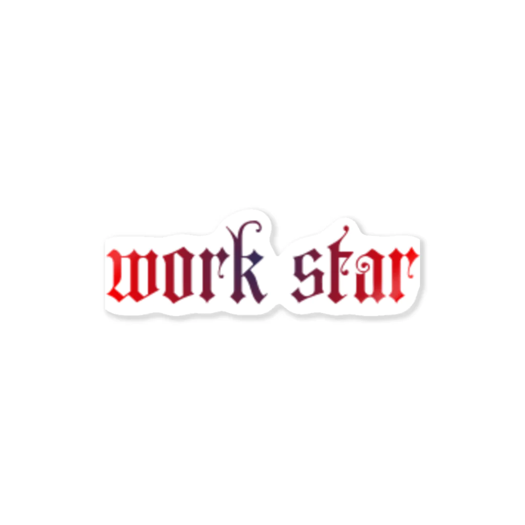 work starのwork star オリジナルブランド Sticker