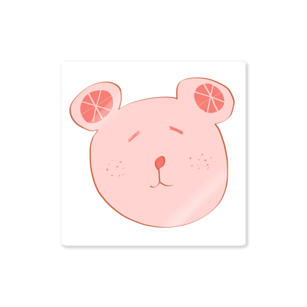 parareruのおれんじクマー Sticker