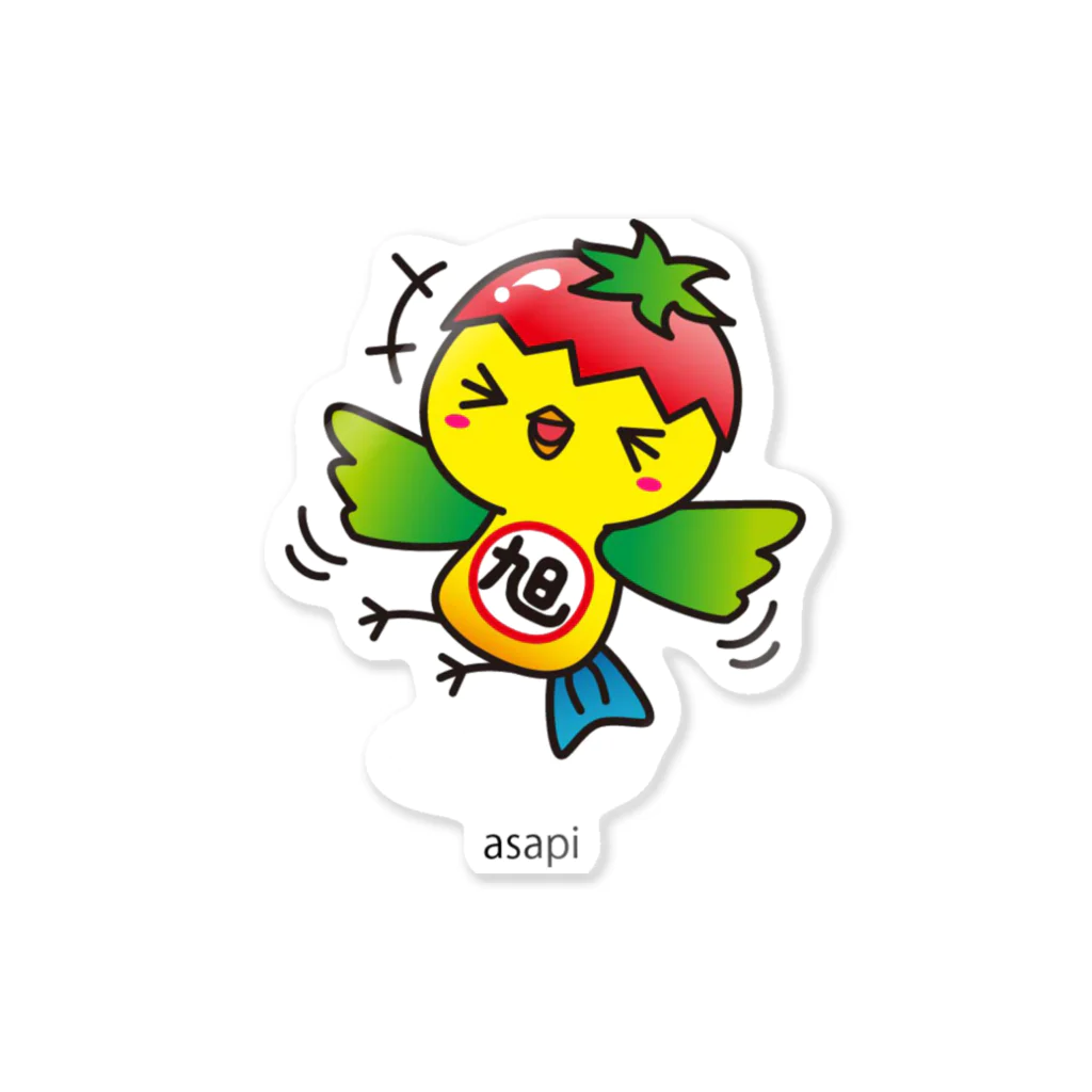 Asapiのあさピー Sticker