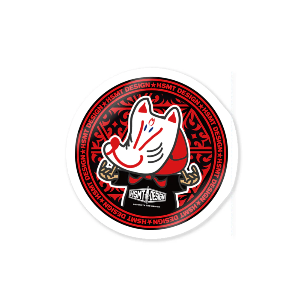 HSMT design@NO SK8iNGのHSMT design KITSUNE PLUG  Sticker