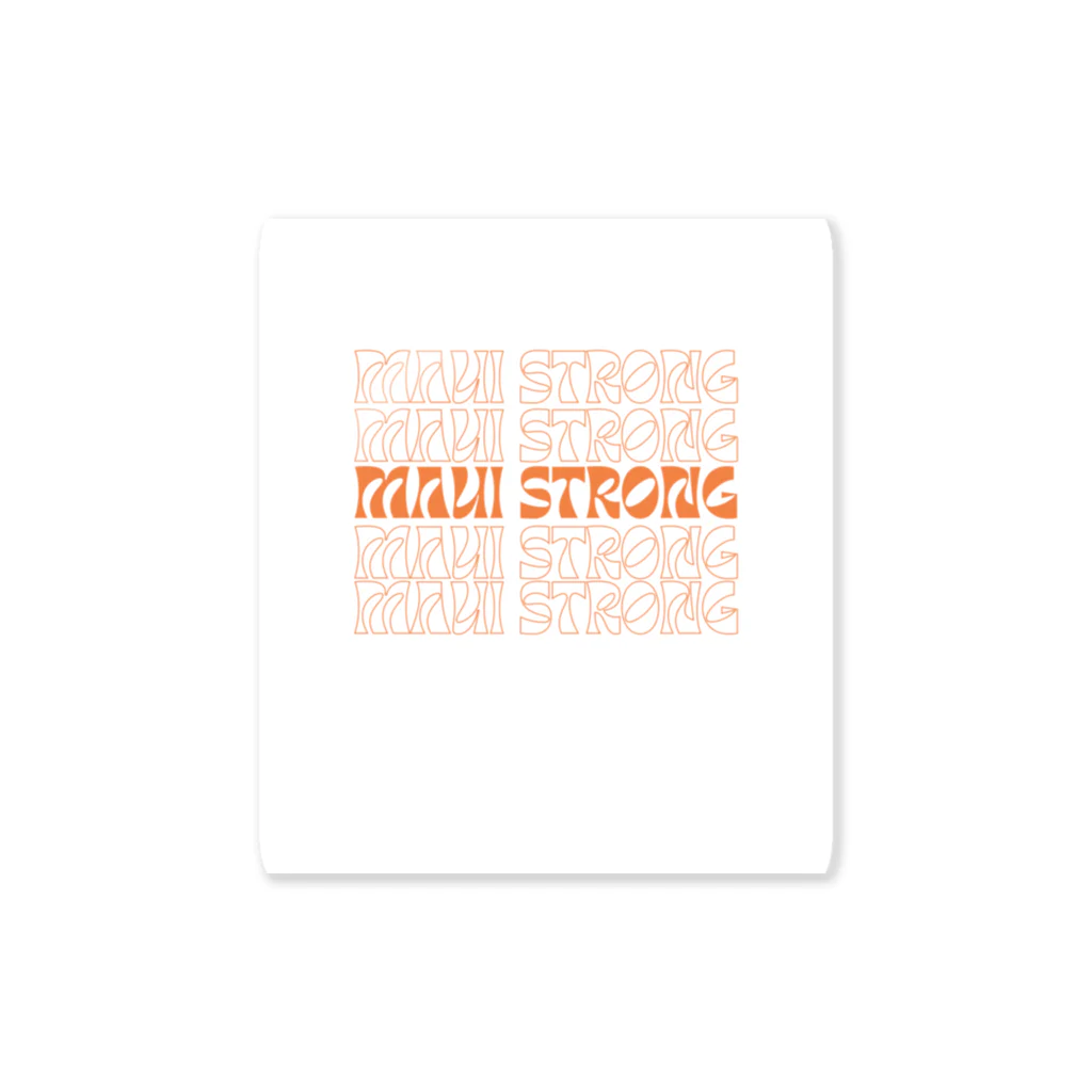 MAUI STRONGのMAUI STRONG ステッカー