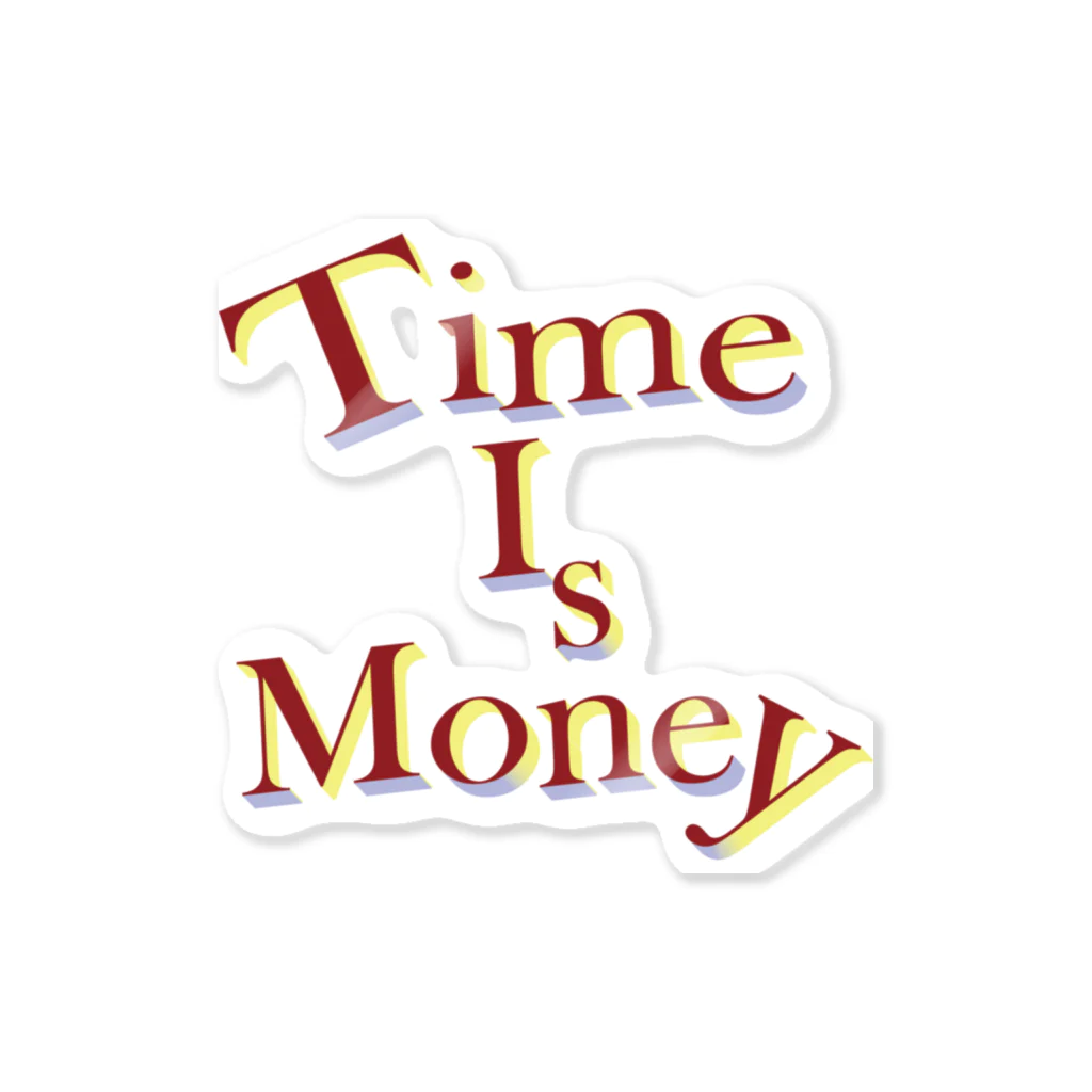 itamitsuのTime is Money ステッカー