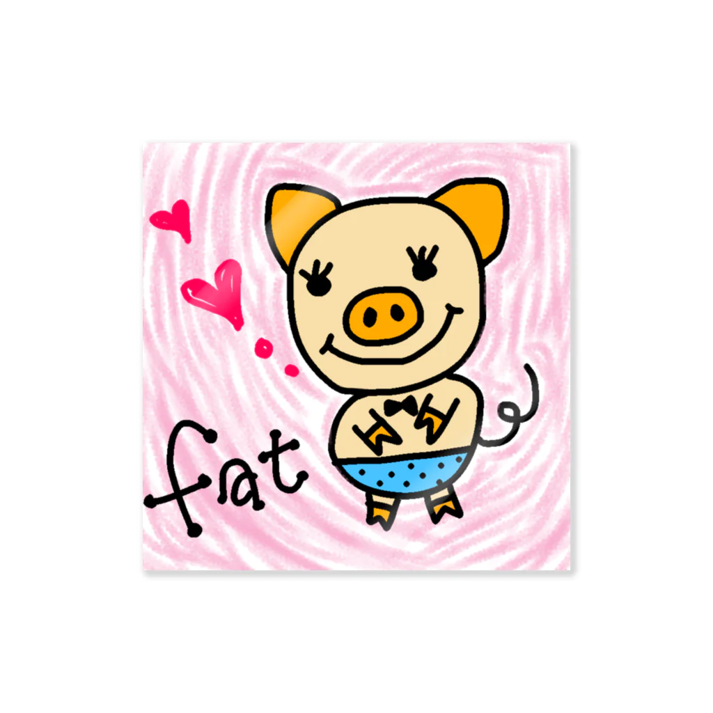 usa100のfat Sticker