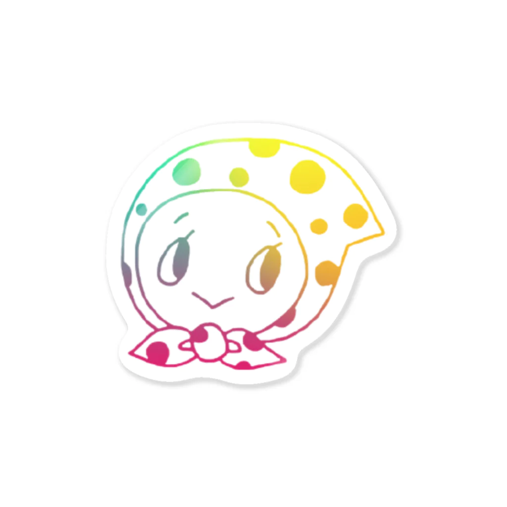 エリザベスゆきこのレインボーまるぼうず Sticker