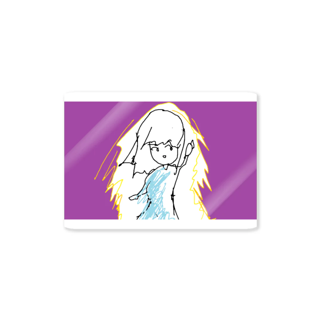 水草の能力発動系ガール Sticker