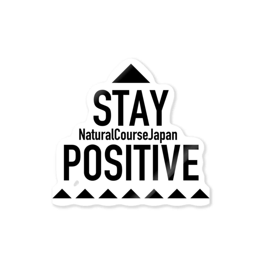 NaturalCourseJapanのNC OfficialWear 「STAY POSITIVE」vol.2 ステッカー